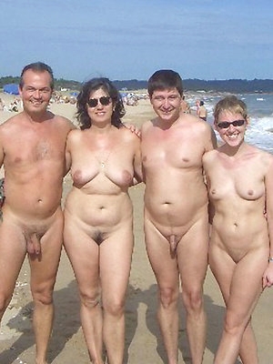 Naturist moms nad grannies on nude beach - Mature Naturists